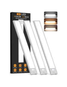 Luces Bajo Gabinete Inalámbricas KYEKIO 54 LED 30.48cm 3Pack
