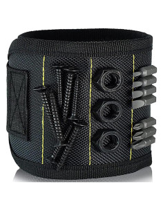 Pulsera Magnética ARTICHIC Ajustable para Herramientas - Negro
