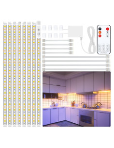 Kit de Iluminación Bajo Gabinete LAFULIT 4m 2700K LED 8PCS