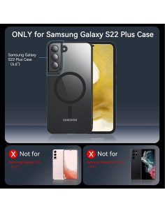 Funda OWKEY para Samsung Galaxy S22 Plus 5G Antihuellas 2