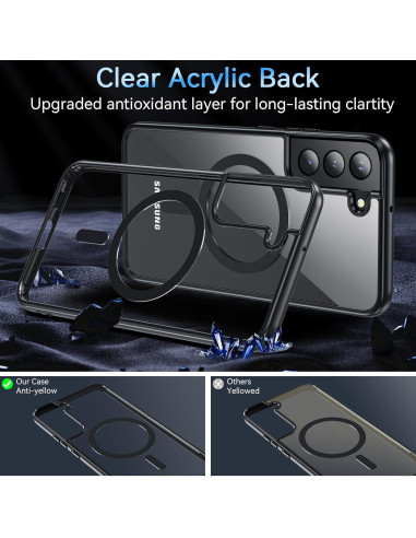 Funda OWKEY para Samsung Galaxy S22 Plus 5G Antihuellas