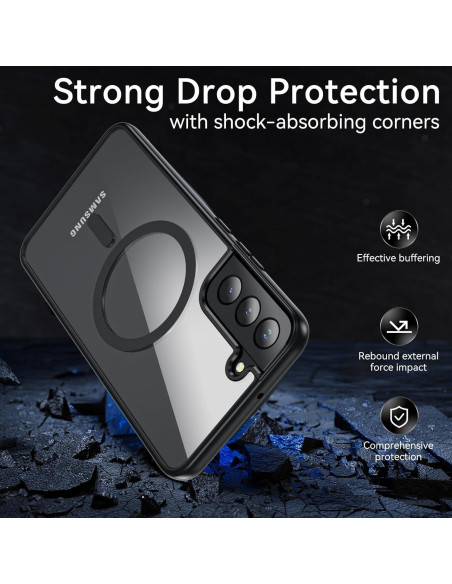 Funda OWKEY para Samsung Galaxy S22 Plus 5G Antihuellas