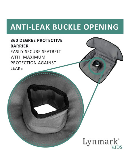Protector de Asiento de Auto Lynmark 100% Impermeable Gris