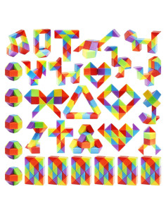 30 Juguetes de Rompecabezas Retorcidos Ganowo Arcoíris