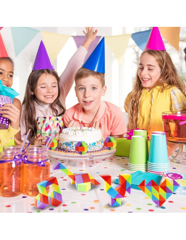 30 Juguetes de Rompecabezas Retorcidos Ganowo Arcoíris