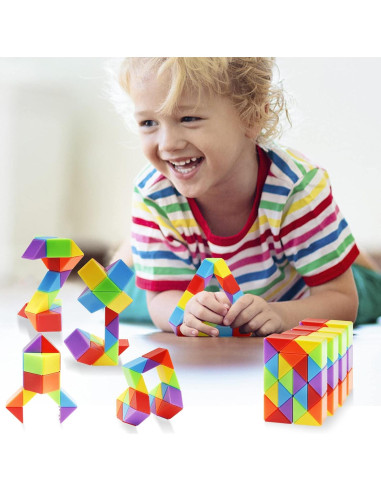 30 Juguetes de Rompecabezas Retorcidos Ganowo Arcoíris