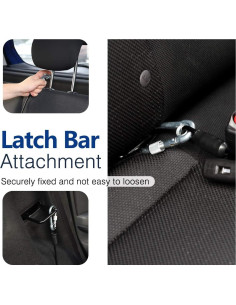 Cinturón de Seguridad para Perros Pawaboo 66 cm Negro 2