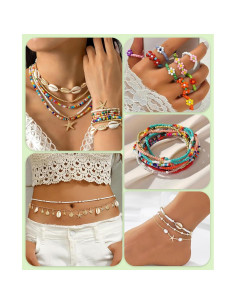 Kit de cuentas de vidrio 3 mm ClaBead 10000 piezas 24 colores 2