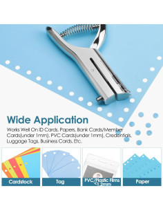 Perforadora Manual MROCO 1 Agujero 6.35 mm Metálica 2