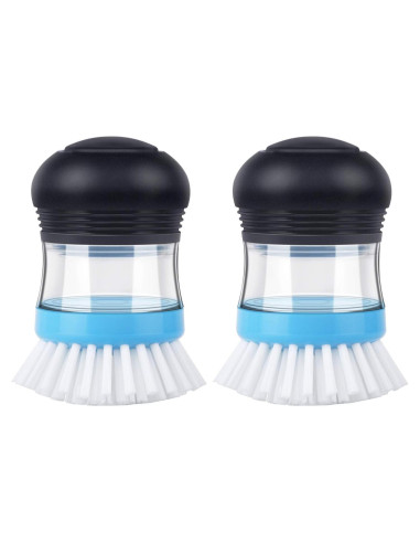 Cepillo Dispensador de Jabón MR.SIGA - Paquete de 2 Azul Marino