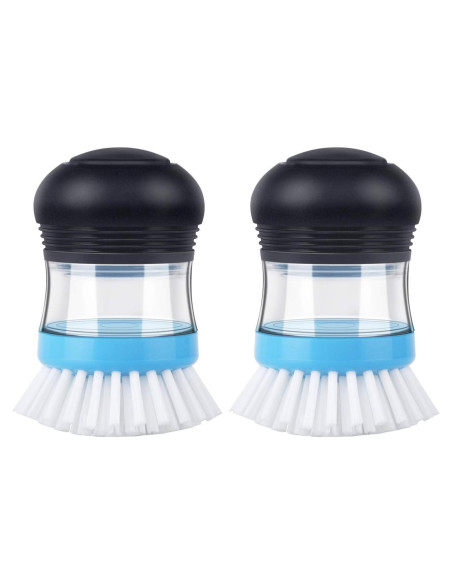 Cepillo Dispensador de Jabón MR.SIGA - Paquete de 2 Azul Marino