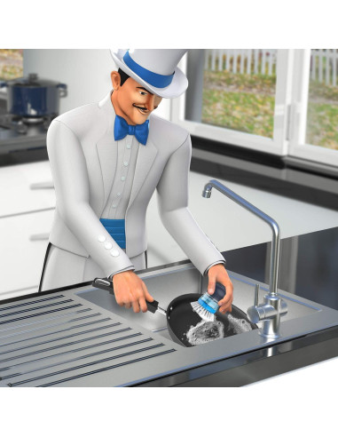 Cepillo Dispensador de Jabón MR.SIGA - Paquete de 2 Azul Marino