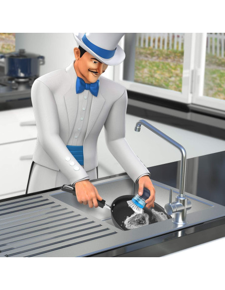 Cepillo Dispensador de Jabón MR.SIGA - Paquete de 2 Azul Marino