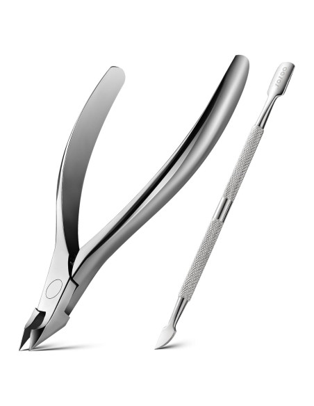 Cortador de Cutículas BEZOX con Empujador - Acero Inoxidable