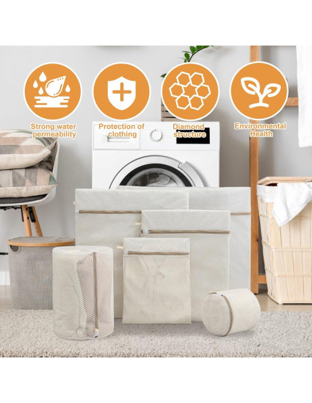 Set de 6 Bolsas de Lavandería XHQHSZ para Ropa Interior y Sujetadores