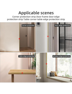 Protector de Esquina de Pared Dorado Awvob 90 cm 4 Piezas 2