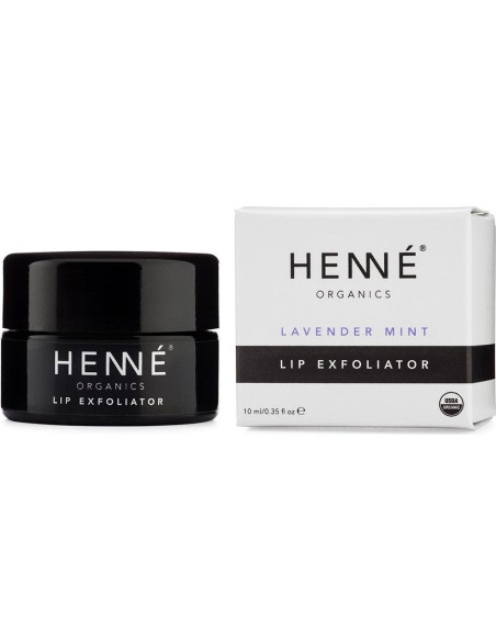 Exfoliante Labial Henné Organics Menta Lavanda 59g Natural