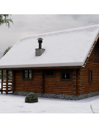 T Tulead Tapa de Chimenea Redonda 75mm Acero Inoxidable Negra