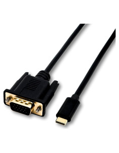 Adaptador USB-C a VGA 1080P Sonilco - Cable Negro