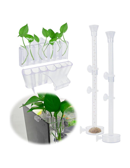 Soporte de Planta de Acuario Aidmi 2 Sets con 7 Agujeros