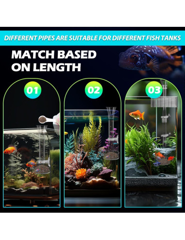 Soporte de Planta de Acuario Aidmi 2 Sets con 7 Agujeros