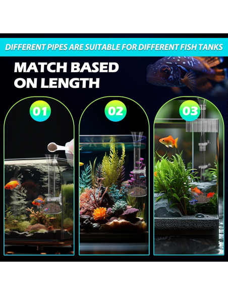 Soporte de Planta de Acuario Aidmi 2 Sets con 7 Agujeros