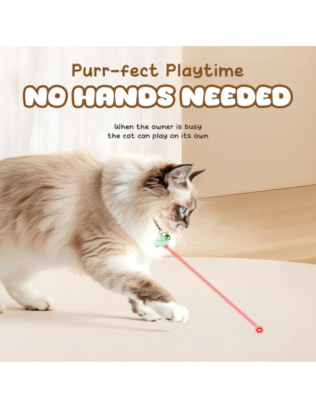 Collar de láser automático para gatos YoPoll IPT001 Verde