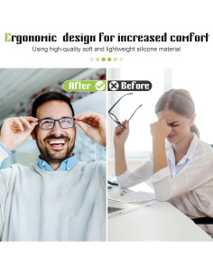 Almohadillas de Silicona para Gafas Gdnmpat - 10 Pares Negras 2