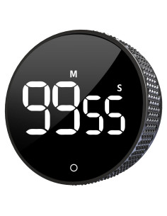 Temporizador Digital LFF Magnético con Pantalla LED 3" Negro