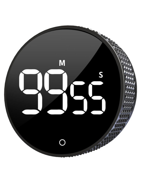 Temporizador Digital LFF Magnético con Pantalla LED 3" Negro