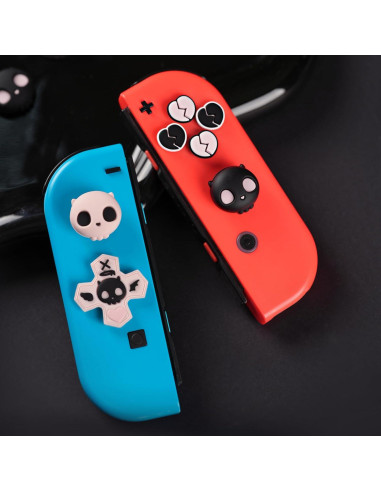Conjunto de Tapas de Botones GeekShare para Switch - Calavera Rosa