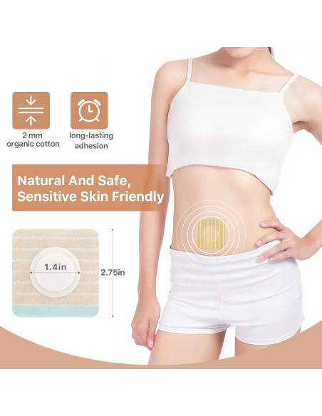 20 Parches de Aceite de Ricino de Silicona SUERAN - Higiénicos