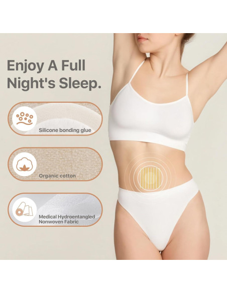 20 Parches de Aceite de Ricino de Silicona SUERAN - Higiénicos