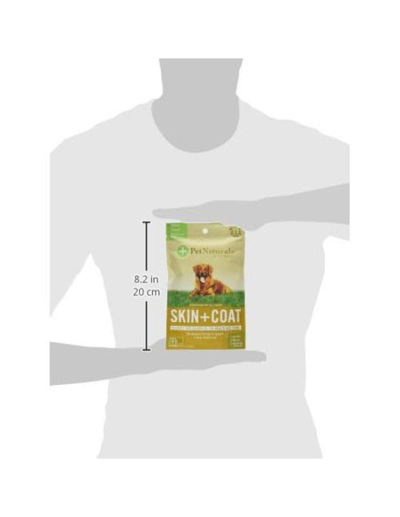 Pet Naturals Suplemento para Perros Piel y Abrigo 30 Masticables