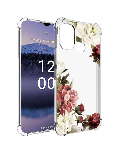 Funda TPU Floral para Nokia G11 Plus - Protección Premium