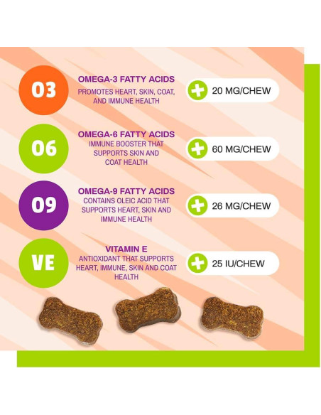 Pet Naturals Suplemento para Perros Piel y Abrigo 30 Masticables