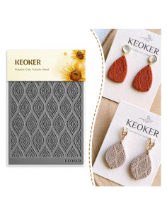 Hojas de Textura para Arcilla Polimérica Keoker - Modelo A