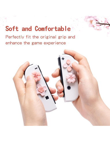 Tapas de Botones GeekShare para Nintendo Switch - Sakura