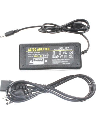 Adaptador CA-CC NOYITO 15V 3A 45W 100-240V 5.5x2.5mm