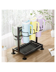 Organizador de Tazas BXINREDA para Botellas 40 oz - Negro