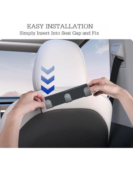 Organizador de Asiento Trasero para Tesla Modelo 3 y Y - Beige