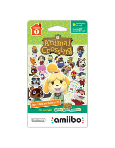 Paquete de 6 Cartas Amiibo Animal Crossing - Nintendo