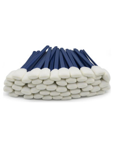 Hisopos de Espuma Wellgler 130mm Sin Pelusa 50pcs Azul Marino