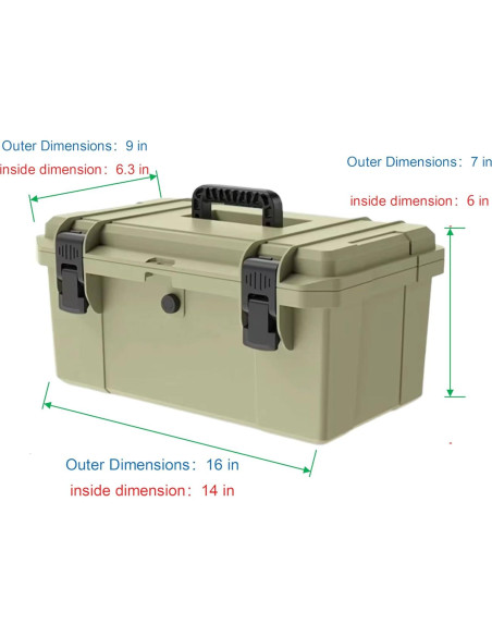 Caja de Herramientas ROPS SNNJKWT Beige 40.64 cm Multiusos