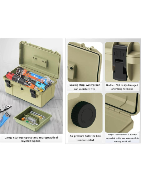 Caja de Herramientas ROPS SNNJKWT Beige 40.64 cm Multiusos