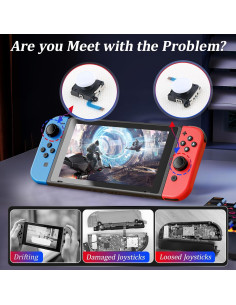 Paquete de 2 Joysticks 3D para Nintendo Switch Lite/OLED 2