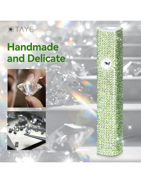 Lámpara UV portátil TAYE para uñas de gel, 20s/60s, Verde