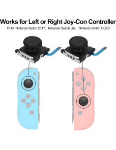 Kit de Reparación Joystick EEEKit para Joycon Switch 68PCS 2
