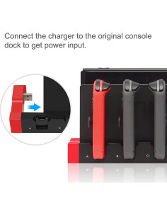 Base de Carga Joycon YUANHOT para Nintendo Switch y OLED 2
