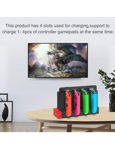 Base de Carga Joycon YUANHOT para Nintendo Switch y OLED